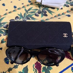 Chanel Oval Sunglasses